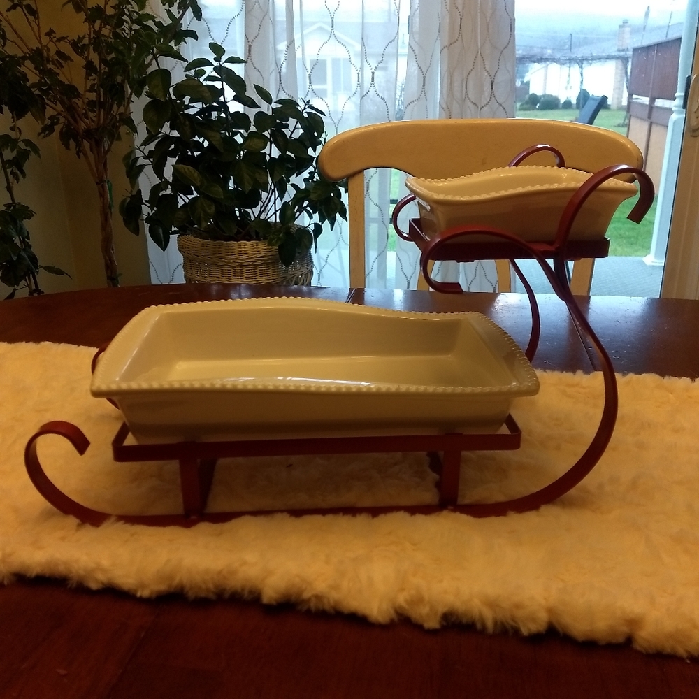 Pier One sleigh great for cookies candies and desserts